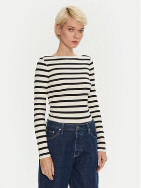 Gap Gap Bluzka 797732-01 Écru Regular Fit