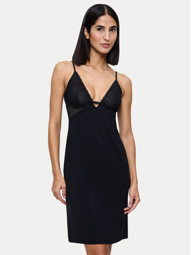 Triumph Triumph Naktiniai marškiniai Aura Spotlight 10225033 Juoda Regular Fit