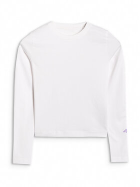 4F 4F Bluzka BASIC+ Biały Slim Fit