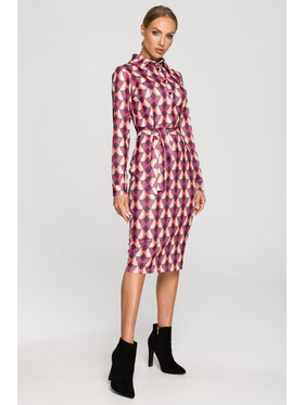 Made of Emotion Made of Emotion Vestito da giorno M706 Rosa A-Line Fit