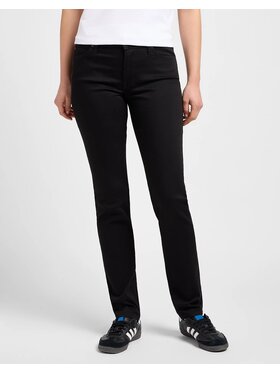 Lee Lee Jeansy 112106018 ELLY Czarny Straight Leg