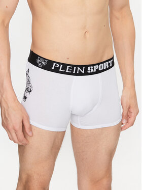 Plein Sport Plein Sport Boxerky Tiger SACC MUY0354 SJY001N Bílá