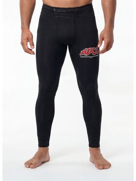 PITBULL PITBULL Legginsy ADCC Czarny Regular Fit