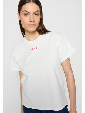 BIZUU BIZUU T-Shirt SEYA Biały Standard Fit