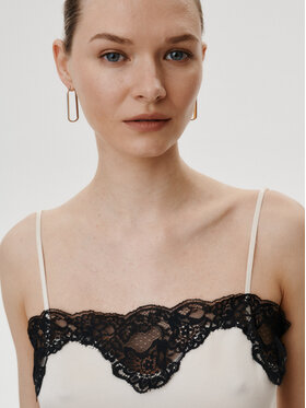 MARI PRETI MARI PRETI Top Elise Beige Regular Fit