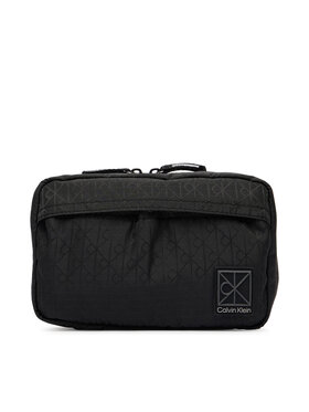 Calvin Klein Calvin Klein Kozmetická taštička Emblem Aop Washbag LV04D1208G Čierna
