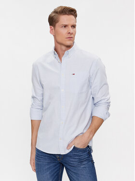 Tommy Jeans Tommy Jeans Košile Oxford DM0DM18335 Modrá Regular Fit