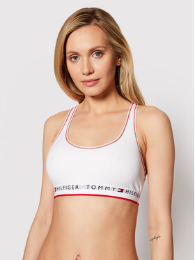 Tommy Hilfiger Tommy Hilfiger Biustonosz top Bralette UW0UW02743 Biały