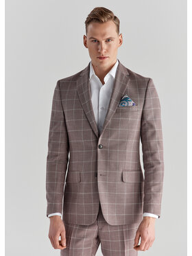 Pako Lorente Pako Lorente Marynarka P22SP-3G-019 Różowy Slim Fit