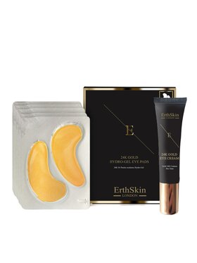 Erthskin London Erthskin London KREM POD OCZY 24K ZŁOTO + KOLAGENOWE ZŁOTO PŁATKI POD OCZY 24K ZŁOTO - PŁATKI 5X2 Krem pod oczy