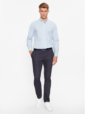 Tommy Hilfiger Tommy Hilfiger Cămașă Core Flex MW0MW25035 Albastru celest Regular Fit