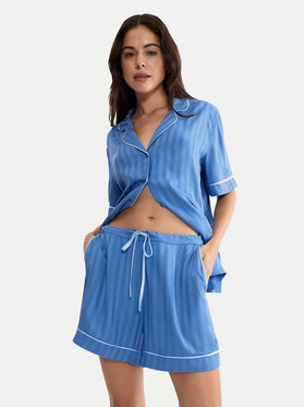 Triumph Triumph Pyjamashorts Amourette Jacquard 10227207 Blau Regular Fit