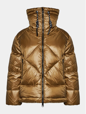 Deha Deha Пухено яке D93581 Кафяв Regular Fit