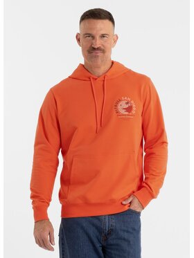 PITBULL PITBULL Bluza PLANET SURF Pomarańczowy Regular Fit