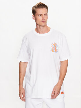 adidas adidas T-Shirt Graphic Glide T-Shirt IB1403 Biały Loose Fit
