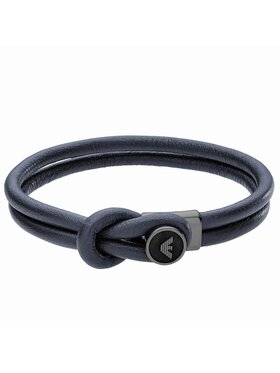 Emporio Armani Emporio Armani Bransoletka EGS2214020 Granatowy
