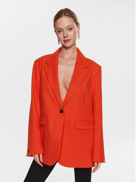 Samsøe Samsøe Samsøe Samsøe Bleizers Haven F21100157 Oranžs Relaxed Fit