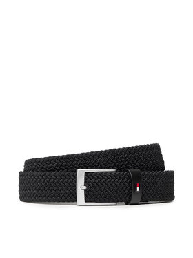 Tommy Hilfiger Tommy Hilfiger Muški remen Adan Elastic 3.5 AM0AM09406 Crna