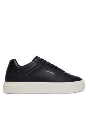 Calvin Klein Calvin Klein Sneakersy Basket Cups Oxf Lup Hf Lth YM0YM01452 Czarny