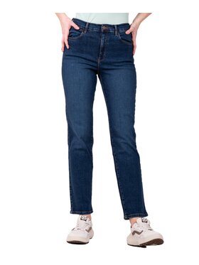 Wrangler Wrangler Jeansy Straight Granatowy Straight Leg