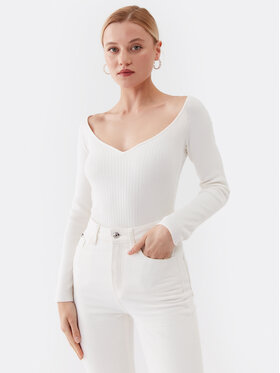 Guess Guess Svetr W3YR25 Z37J2 Écru Regular Fit