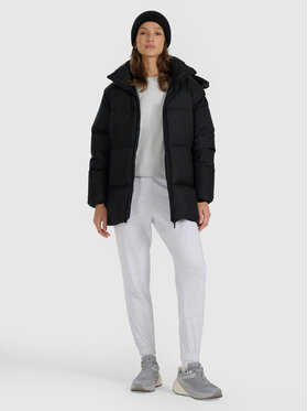 4F 4F Kurtka puchowa NATURAL (DOWN) WARMTH Czarny Oversize