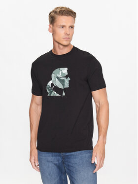 KARL LAGERFELD KARL LAGERFELD T-shirt 755404 533221 Crna Regular Fit