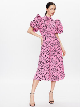 ROTATE ROTATE Rochie cocktail Fine Jacquard RT2481 Roz Regular Fit