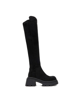 Badura Badura Cizme lungi muschetar C-ANNE-01 Negru