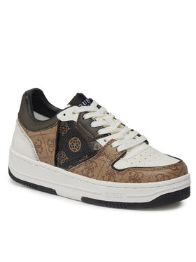 Guess Guess Sneakersy Ancie FLPANC ELL12 Hnědá