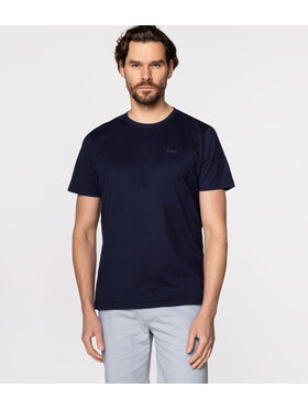 Lee Cooper Lee Cooper T-Shirt OBUTCH Granatowy Regular Fit