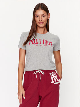 Polo Ralph Lauren Polo Ralph Lauren Marškinėliai 211910168001 Pilka Regular Fit