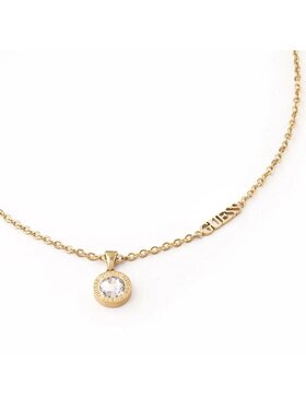 Guess Guess Naszyjnik JUBN02245JW-YG Złoty