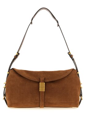 PINKO PINKO Torebka Brown Cowhide Shoulder Brązowy