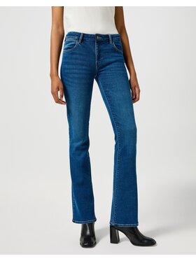 Wrangler Wrangler Jeansy Wrangler Bootcut Niebieski Bootcut Fit