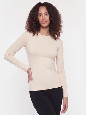 BASICLO BASICLO Longsleeve W-2253-03 Biały Slim Fit