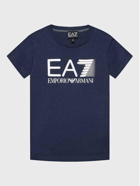 EA7 Emporio Armani EA7 Emporio Armani T-Shirt 6LBT53 BJ02Z 1554 Granatowy Regular Fit