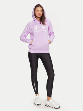 Under Armour Jopa Ua Rival Fleece Big Logo 1379501 Roza Loose Fit