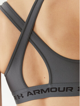 Under Armour Špotni Nedrček Ua Crossback Mid Bra 1361034 Siva Compression Fit