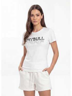 PITBULL PITBULL T-Shirt PROTECTOR Biały Regular Fit
