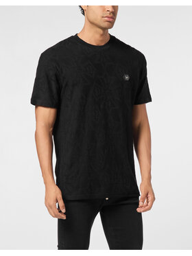 PHILIPP PLEIN PHILIPP PLEIN T-Shirt 26187 Czarny Regular Fit