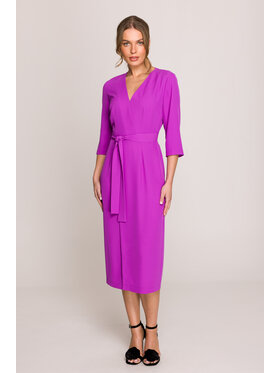 Stylove Stylove Sukienka wieczorowa S396 Fioletowy Premium Fit