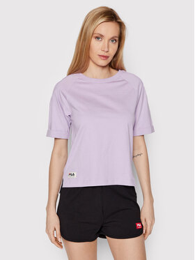 Fila Fila T-shirt Tomar Pintuck FAW0030 Violet Regular Fit