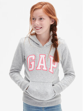 Gap Gap Majica dugih rukava 849381-15 Siva Regular Fit