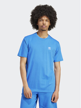 adidas adidas T-Shirt Trefoil Essentials IR9687 Niebieski Regular Fit
