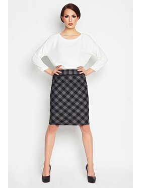 Awama Awama Sukňa A107 Sivá Basic Fit