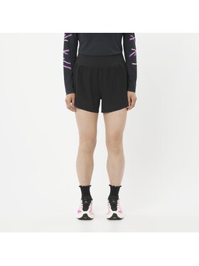 Salomon Salomon Szorty sportowe SENSE AERO STOW 4" W Czarny Regular Fit