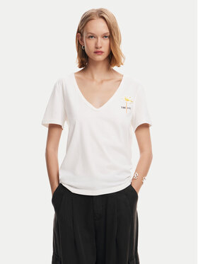 Desigual Desigual T-shirt Vini 24WWTK41 Bianco Regular Fit