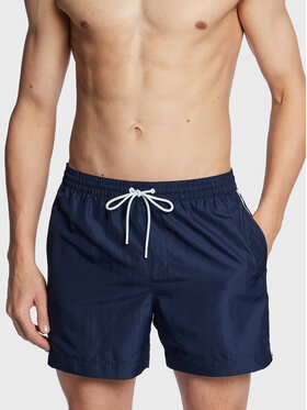 Calvin Klein Swimwear Calvin Klein Swimwear Plavecké šortky KM0KM00810 Tmavomodrá Regular Fit