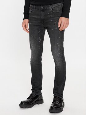 KARL LAGERFELD KARL LAGERFELD Blugi 265801 534832 Negru Slim Fit